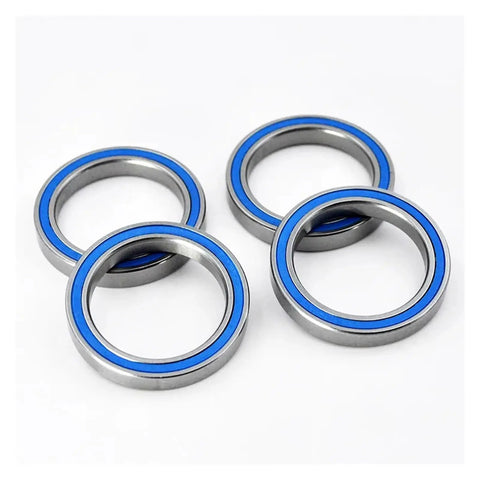4 Pack Rubber Sealed Ball Bearings For RC Cars High Speed Performance With Smooth Rotation Durable Bearing Kit For Toy Rigs Wear Resistant And Rust Proof For Long Lasting Runs, four bearings