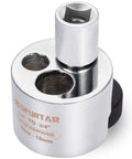 Heavy Duty Stud Remover And Bolt Extractor For 1/4 To 3/4 Inch Studs With Knurled Roller And Cam Lock Spurtar 1/2 Inch Drive