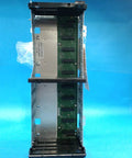 Side view of ControlLogix 1756 A10 B Rack And Power Supply Bundle Featuring 1756 PA75 A for industrial use, 10-slot chassis.