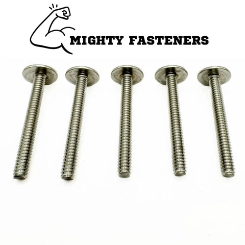 Combo Sidewalk Bolts Set In 304 Stainless Steel For Hurricane Hardware, One Quarter Inch By One Inch, 5 pack displayed