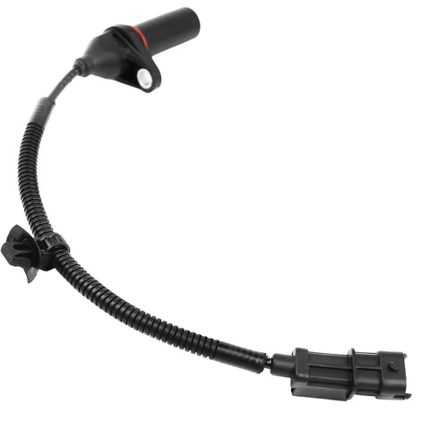 Engine Crankshaft Position Sensor Replacement For Hyundai And Kia Fits Elantra Accent Tucson Veloster Kona Soul Seltos Rio Forte Elantra GT And Coupe Veloster N 2010s To 2023 Models black wired sensor