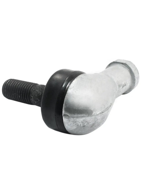 Heavy Duty L Shape Ball Rod End Bearing Featuring 16mm Threads For Smooth Steering Response And Rock Solid Suspension Hardware Built Tough For The Weekend Warrior Build, showing a metal rod end with rubber seal and threaded end.
