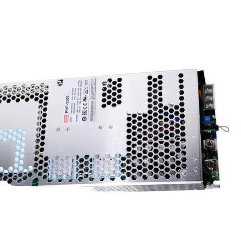 PHP-3500-24 High Power Switching Power Supply 3500W 145A metal housing with hex vents and terminal block