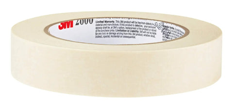 Economy Masking Tape Three Quarters Inch By Sixty Yards General Purpose Crepe Paper Backing With Rubber Adhesive Roll