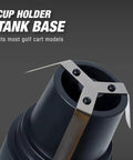 Cup holder tank base for Portable 4000 BTU Radiant Propane Heater For Golf Carts Heats Up To 100 Sq Ft With A 1 Lb Cylinder