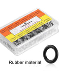 Premium Silicone Watch Crown O Ring Seals Kit with 12 rubber washer sizes in storage case for easy repairing watches.