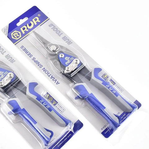 Packaging of 10 Inch Heavy Duty Tin Snips For Straight Cuts On Sheet Metal And More Chrome Vanadium Steel Aviation Snips
