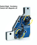 Heavy Duty Magnetic Welding Clamp With 90 Degree Fixture For Steel Plates, 112 Lbs Strong Magnet, Dual Switch 2 Pack Weld Holder