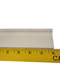 Black 2x6 Inch Ceramic Tile Bullnose Mud Cap Trim Edge Subway Style Dope Gloss Finish 5 Piece Set with measuring tape