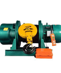 Heavy Duty Electric Wire Hoist 3 Phase 380V Motor 3 Ton Capacity 30 Meter Lift Height shown from front view with hook and control panel.