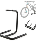 Scorpion Moto Style Portable Bike Stand With Bottom Bracket Crankarm Support For Road MTB Cyclocross And Ebike Two Piece Black