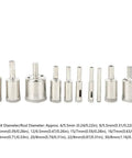 Top Pick 10 Piece Core Hole Saw Kit Featuring Durable Drill Bits Perfect For Tiles And Glass From 6 To 30mm Size With Smooth Plated Surface For Quick Precise Holes That Make Your Projects A Total Breeze Easy Setup And Reliable Performance Included. 10-piece glass tile core hole saw set, 6-30mm, plated metal bits