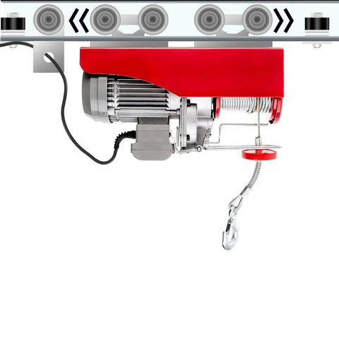 Electric hoist and pulley system for One And Five Eighths Inch Strut Trolley Limit Blocks Heavy Duty Two Pack With Hardware
