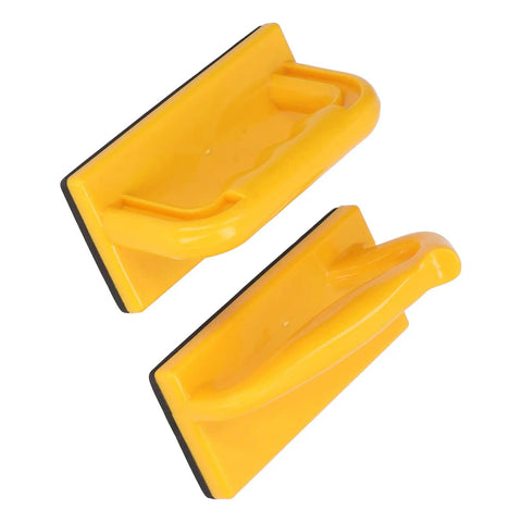 Two Pack Safety Push Block Set With High Visibility No Slip Grip For Woodworking On Table Saws Jointers And Routers Delivers Snug Control Safer Cuts And Precise Workpiece Handling For Every Cut, pictured against a white background.