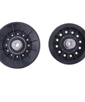 V Idler Pulley Set for John Deere X Series Beefed Up Replacement Kit X300 X304 X310 shown in two sizes for belt tension