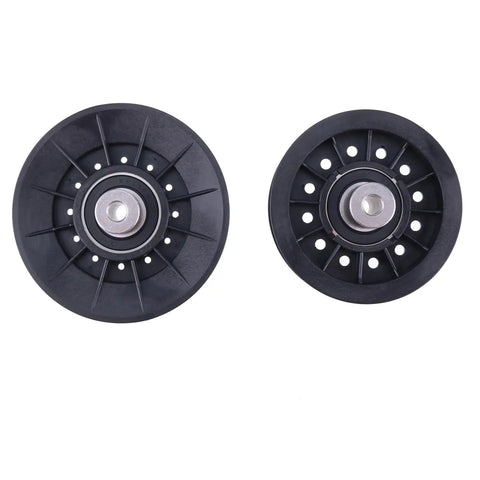 V Idler Pulley Set for John Deere X Series Beefed Up Replacement Kit X300 X304 X310 shown in two sizes for belt tension