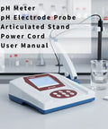 Benchtop pH Meter With Lab-Grade Electrode, 0.01 pH Accuracy, 3-Point Calibration, Ideal For Water, Wine, Beer, And Hydroponics