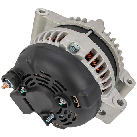 Alternator Replacement Kit For 2003 2007 Accord 2.4L L4 Direct Fit With 12V 105A Capacity CW Rotation 7 Groove Pulley Includes 2 Belts