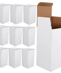 White Corrugated Small Mailer Boxes Pack 10 Lightweight Shipping Boxes For Packaging And Mailing Durable Cardboard Boxes