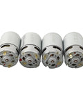 Replacement Motor For Cordless Drill TSR1080 2 LI And GSR120LI 12V 14.4V Beefy Metal Housing, four units, front view.