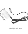 Hand Switch For Fluid Dispensing Machines With 3 Pin Wired Manual Trigger Handle Durable Compact Lightweight Plastic Replacement Part 125cm cord