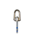 10K Swivel Anchor Five Eighths Inch By Six Inches Expansion Anchor With Full Size D Ring In Zinc Plated Stainless Steel For Concrete And Masonry