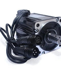 Beefed-Up Closed-Loop Servo Motor With Encoder Feedback, 0.75KW, 220V, 3000RPM, 2.4Nm Torque, Single-Phase Drive, front view