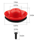44-70-0375 20 Oz sausage barrel replacement plunger screw kit for 2441-20 2641-20 series cordless caulking and grease guns