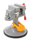 Rotating Small Bench Vise With Quick Release Clamp For Woodworking And Metalworking Portable Table Vise Multi Angle Swivel
