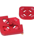 Heavy Duty Aluminum Router Template And Rounding Jig For Smooth Corner Radius Edging Slick Woodworking Edge Trim Kit with T15, T30 plates.
