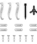 Beefy 3 Inch Gear Puller With 3 Reversible Jaws, Drop Forged Cr-V Steel, Heat Treated, 3 Ton Capacity tool parts layout
