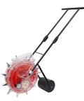 Manual Garden Seeder With Large 16L Seed Capacity, No-Fuss Hand Push Roller Planter For Peanuts, Corn, Beans, clear view