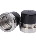 2 Pack Heavy Duty Trailer Bearing Protectors 2.441 Inch Diameter Stainless Steel Aluminum Alloy Wheel Bearing Guards for Boat Trailers