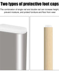 Heavy Duty Beefed Up Furniture Glide Pins Set For Hard Floors With Plastic And Iron Build Includes Beefed Up Oval Double Head Pins And Round Single Pins Anti Scratch Feet Protectors For Chairs Tables And Beds shown