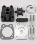 Industrial Water Pump Repair Kit With Impeller Assembly For Marine Outboard Motors 2 Stroke 4 Kilowatts Includes Replacement Components To Refresh Cooling System And Keep Your Marina Workshop On Point., impeller kit with housing, gaskets, cover, and bolts