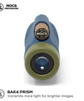 Zoom Tube 8x32 Monocular for Bird Watching and Backpacking, Ultra Portable Pocket Sized Scope with Lightweight Build, Fully Multi Coated Optics and Bak4 Prism, Ideal for Hiking, Wildlife, Travel and Nature Lovers, front view