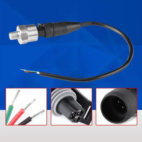 1/8 NPT Stainless Steel Pressure Transducer Sensor For Oil Fuel Air Water Measurement High Sensitivity Accuracy With 5V Output And 300 PSI Range Built Tough For Reliable Readings