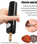 Handy Portable Mini Electric Drill Kit With 0.7 To 1.2 Mm Drill Bits For Resin Jewelry Making Crystal Epoxy Crafts 1.8 Meter Cable Easy Operation