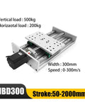 Heavy Duty Ball Screw Slide Module With Slick Linear Rail And Rock Solid Stepper Motor Easy Rack Up For Science Labs And Factories Built Tough For Daily Grind, 300mm width, 0-300m/s speed, with specifications.