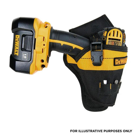 Heavy Duty Impact Driver Holster With Adjustable Strap And Quick Release Buckle For Grab And Go Angled Carry For Balanced Tool