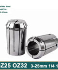 Versatile ER Collet Chuck For CNC Lathe And Milling, Spring Tool Holder with 65Mn steel construction, front and side view