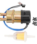 High Flow 12V In Line 4 Wire Motorcycle Fuel Pump Replacement OEM Grade For Honda Shadow Spirit with filter and wiring connectors