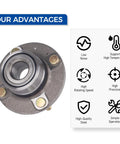 Rear Wheel Bearing Hub Assembly 512194 For Hyundai Elantra 2001 To 2006 And Kia Spectra Spectra5 2005 To 2009, shown with advantages