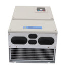 Beefy 3 Phase VFD Inverter For CNC Spindle Motors, 30KW To 37KW Output, 0 To 320 Hz Speed Control, Air Cooled IP20 Aluminum Alloy Housing, 380V Input, Industrial Grade Frequency Drive For Indoor Use front view