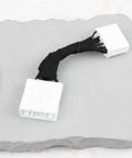 Straight Swap Charging Port Module Wiring Harness For Tesla Model 3 And Model Y 2017 Through 2023 plug and play connector on gray surface.