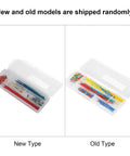 Starter DIY Electronics Jumper Wire Kit With 140 Pcs Assorted Male To Male Breadboard Wires in storage boxes, new and old types
