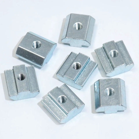 M4 Slide In T Nut Tee Sliding Nut For Aluminum Extrusion 2020 Series 6mm Slot 50 Pcs Zinc Plated Carbon Steel Built To Last