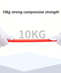 Top Shelf Recoil Air Compressor Hose Featuring Heavy Duty Pu Spring Design For Snappy Self Retracting Action and 10kg compressive strength shown with gloves.