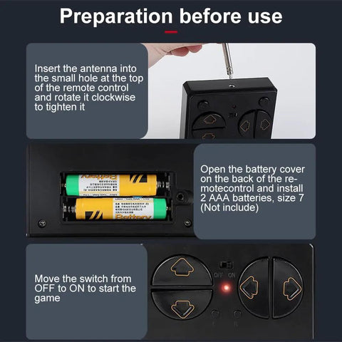 Instructions for setting up remote of Mini RC Submarine for Kids With 6 Channel Remote Control Waterproof Diving Boat USB Charging Toy for Pool Bath Time Realistic Submarine Model for Boys and Girls