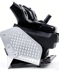 Built Tough Engine Motor Mount Set With Heat Shield for Chevy Silverado, close-up of durable black rubber and aluminum design.